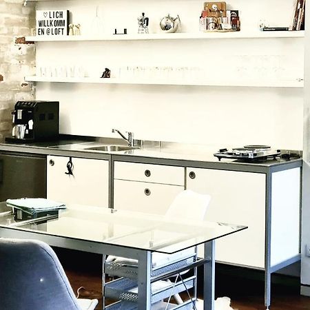 Apartamento Loft Im Hundertjaehrigen Backhaus Leipzig Exterior foto